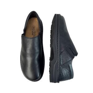 Naot Eiger Casual Shoes Black Leather Slip In Slip Resistant Size 12-12.5